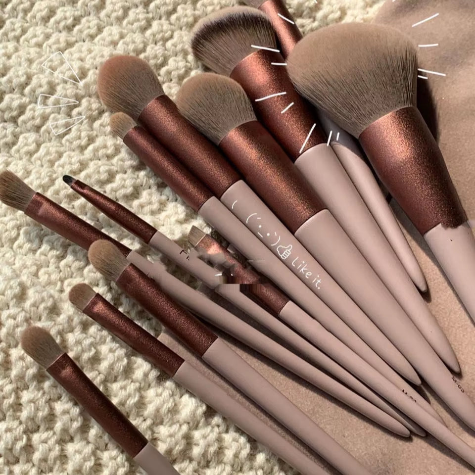 13Pcs Makeup Brush Set Make up Concealer Blush Powder Eye Shadow Highlighter Foundation Cosmetic Beauty Tools