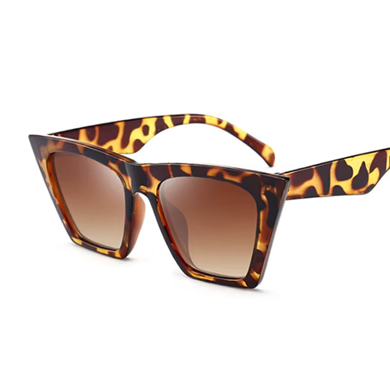 Fashion Square Style Sunglasses Woman Luxury Brand Sun Glasses Female Big Frame Classic Retro Outdoor Travel Lentes De Sol Mujer