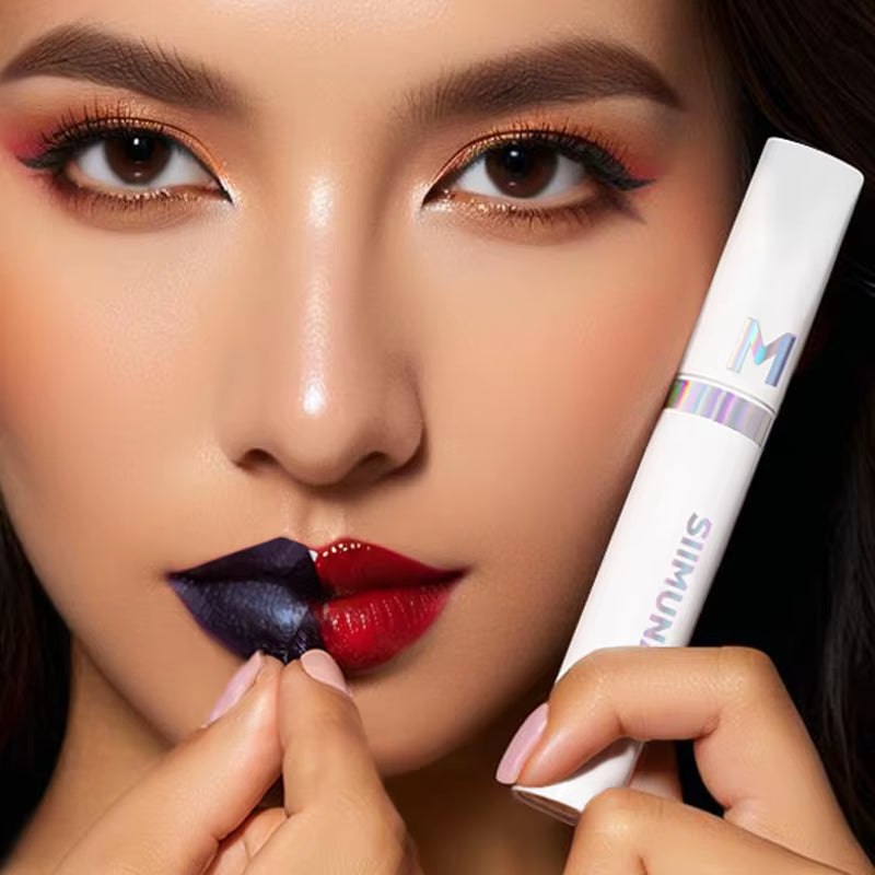 Long-Lasting Waterproof Lip Stain Tint - Korean Peel-Off Tattoo Lipsticks in Pink and Red Shades
