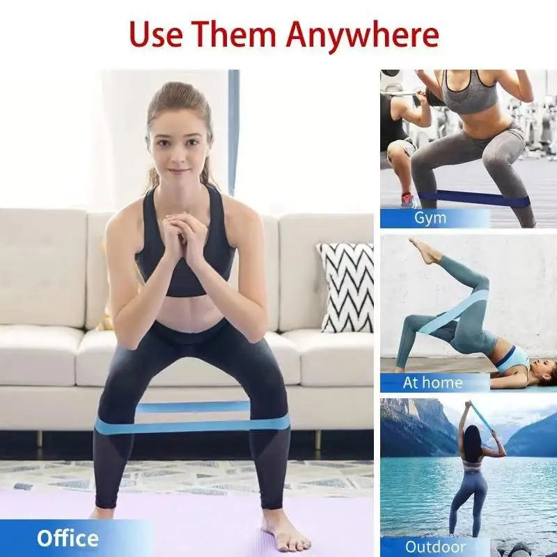 Professional Elastic Resistance Bands for Yoga and Indoor Fitness Training