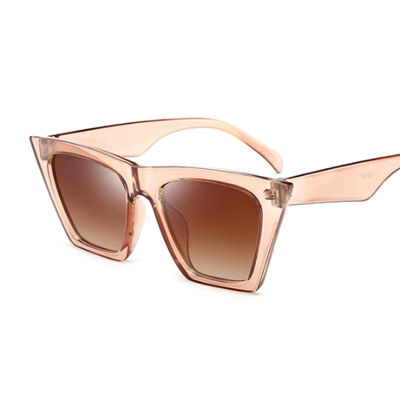 Fashion Square Style Sunglasses Woman Luxury Brand Sun Glasses Female Big Frame Classic Retro Outdoor Travel Lentes De Sol Mujer