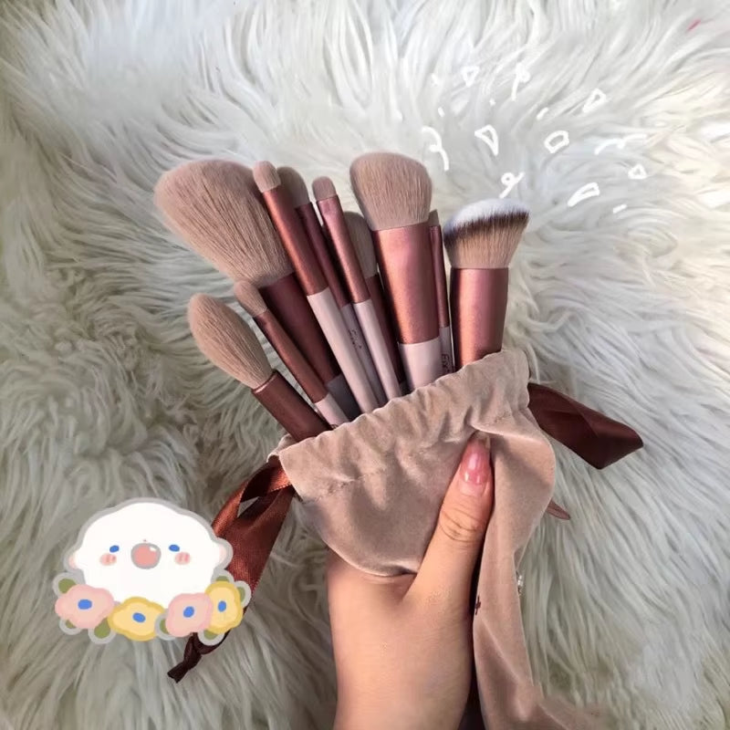 13Pcs Makeup Brush Set Make up Concealer Blush Powder Eye Shadow Highlighter Foundation Cosmetic Beauty Tools