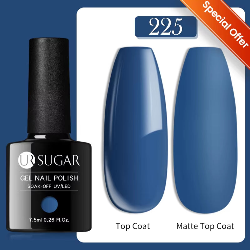 UR SUGAR 7ML Fiber Rubber Base Gel for Broken Nail Repaired Fiberglass Clear Quick Building UV Construction Gel Soak off Varnish