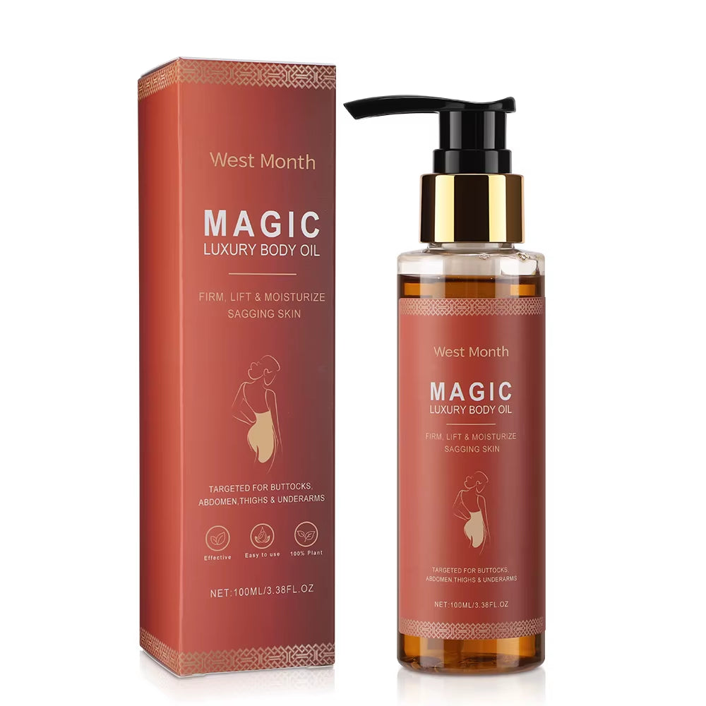 100ml Luxury Firming Body Oil for Deep Moisturization and Nourishment, Reducing Fine Lines and Sagging - Ideal for Massage Care