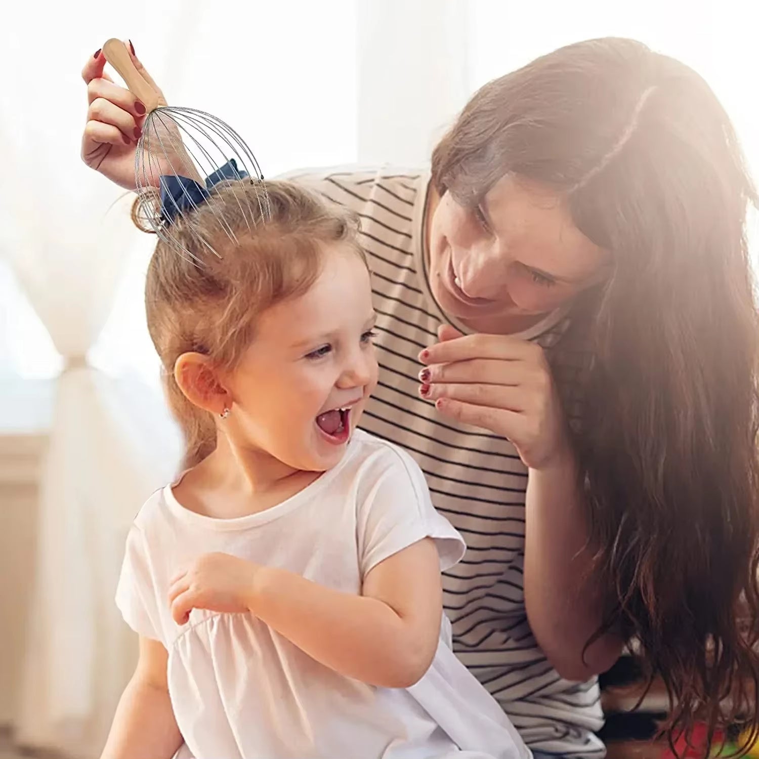 Octopus Head Massager 28 Fingers Scratching Scalp Relaxation Relief Scratcher Relieves Tension Random Body Massager Health Care