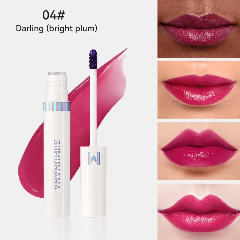 Long-Lasting Waterproof Lip Stain Tint - Korean Peel-Off Tattoo Lipsticks in Pink and Red Shades