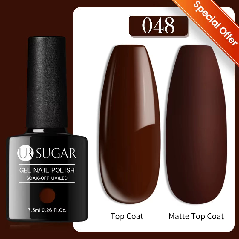 UR SUGAR 7ML Fiber Rubber Base Gel for Broken Nail Repaired Fiberglass Clear Quick Building UV Construction Gel Soak off Varnish