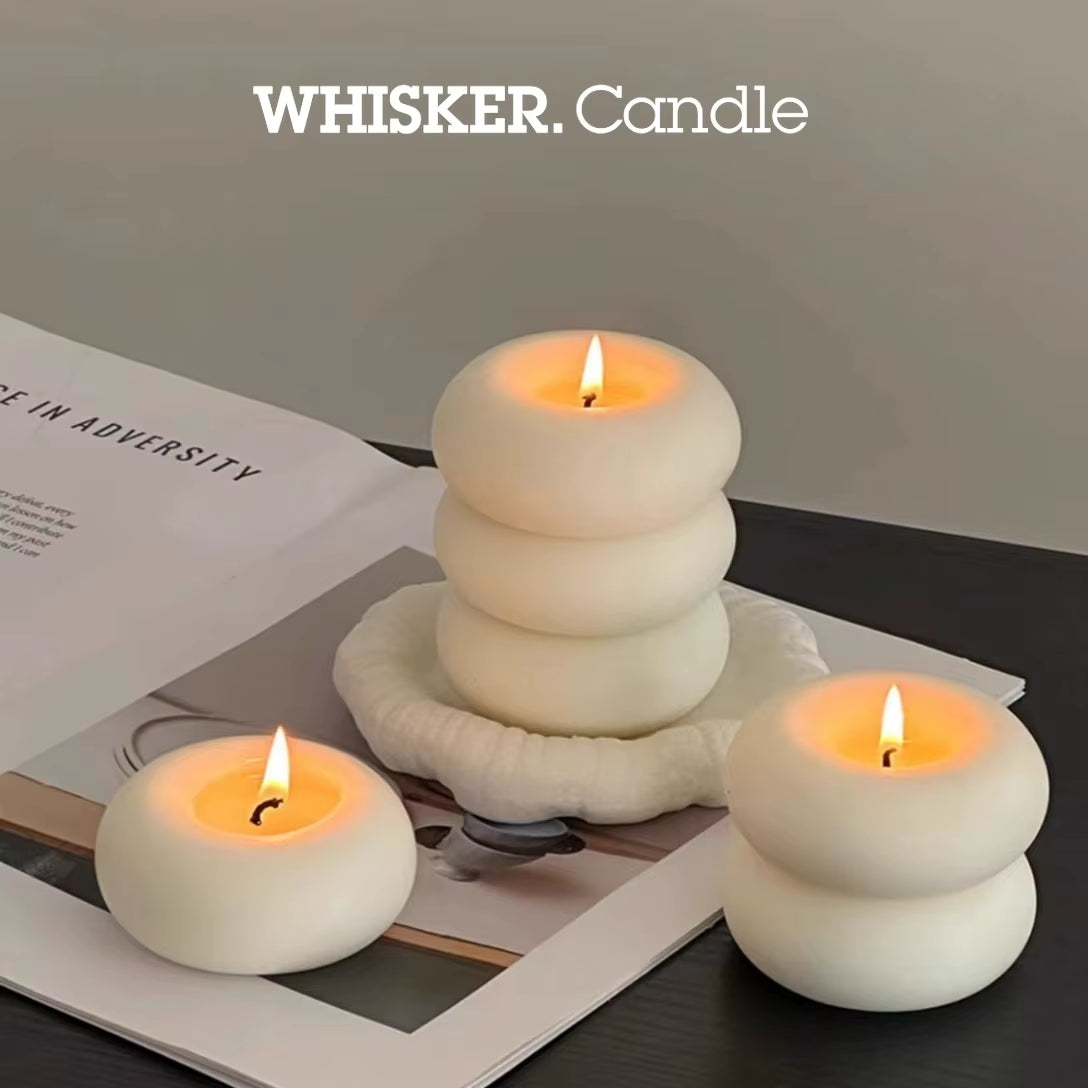 800G Donut Aromatherapy Candle, Essential Oil Aromatherapy Candle, Organic Candle, Handmade Long Burn, Gift Set