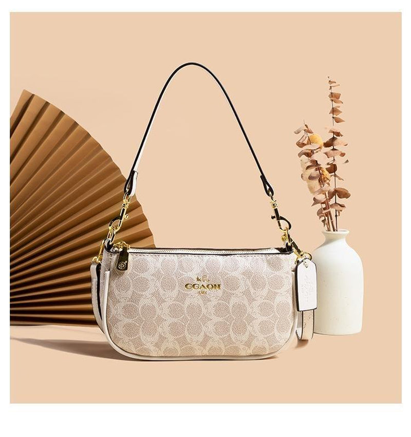 Elegant Floral PU Leather Shoulder Bag - Versatile Crossbody Accessory for Holidays and Everyday Use