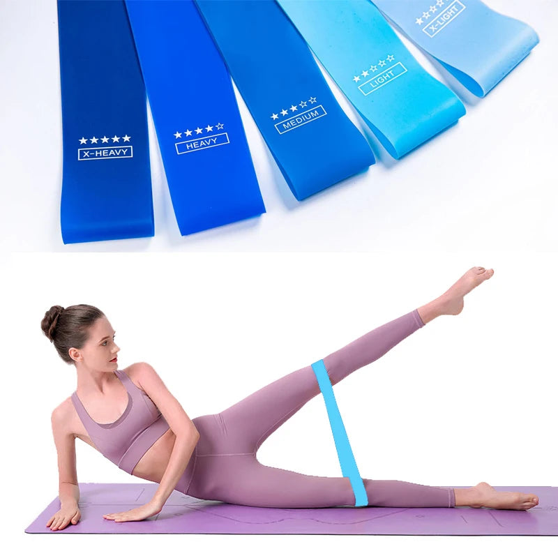 Professional Elastic Resistance Bands for Yoga and Indoor Fitness Training