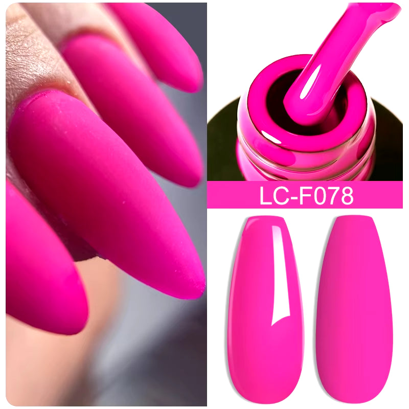 7ML Pink Glitter Nail Gel Polish Nude Natural Long Lasting Manicure Soak off UV LED Nail Art Base Top Coat Gel Varnish