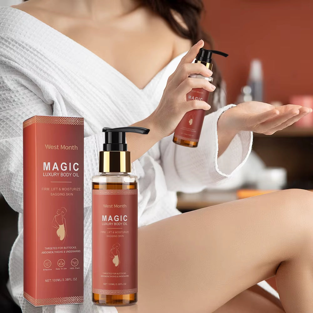 100ml Luxury Firming Body Oil for Deep Moisturization and Nourishment, Reducing Fine Lines and Sagging - Ideal for Massage Care
