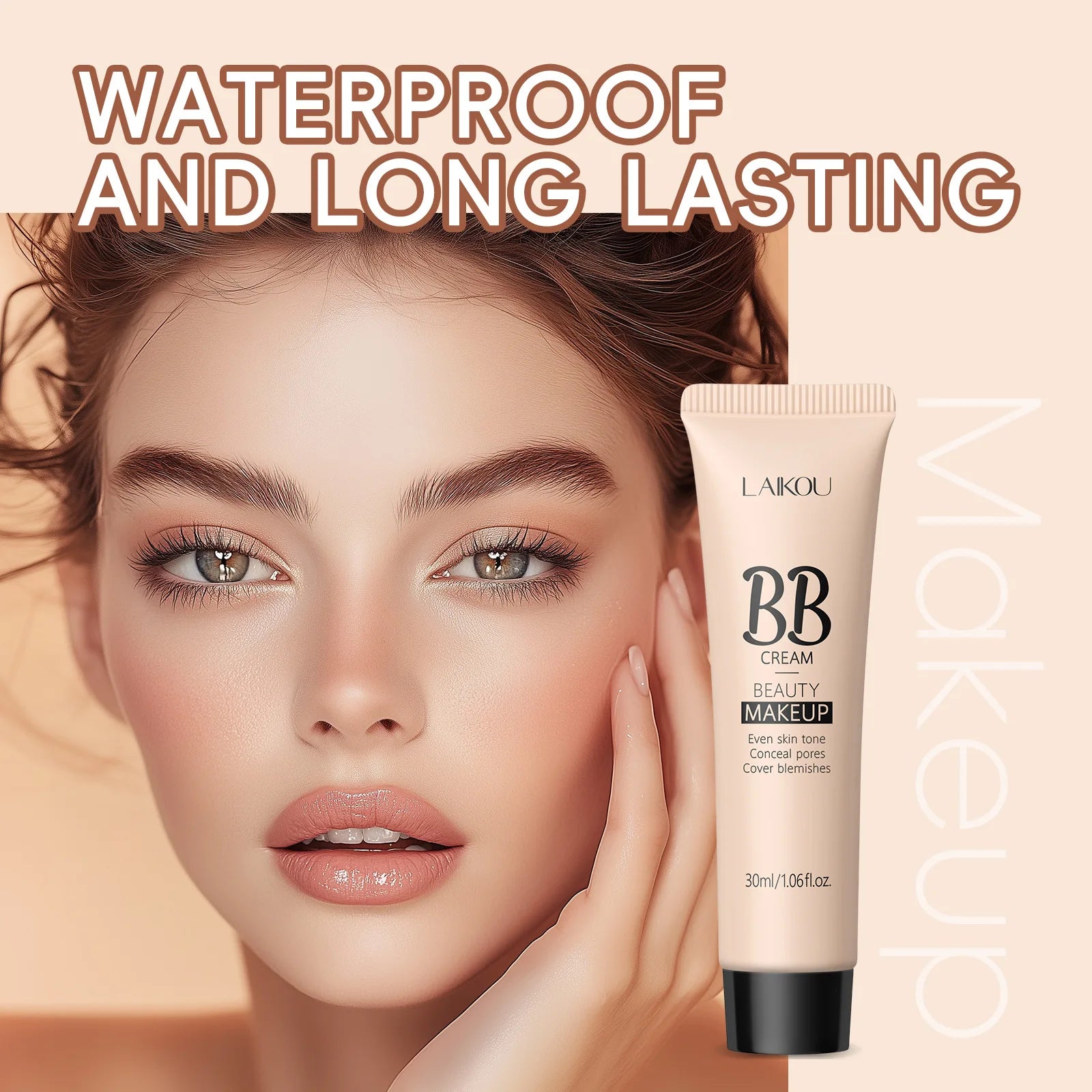 6-Color Optional Concealer BB Cream 30Ml Natural Facial Concealer Primer Liquid Foundation