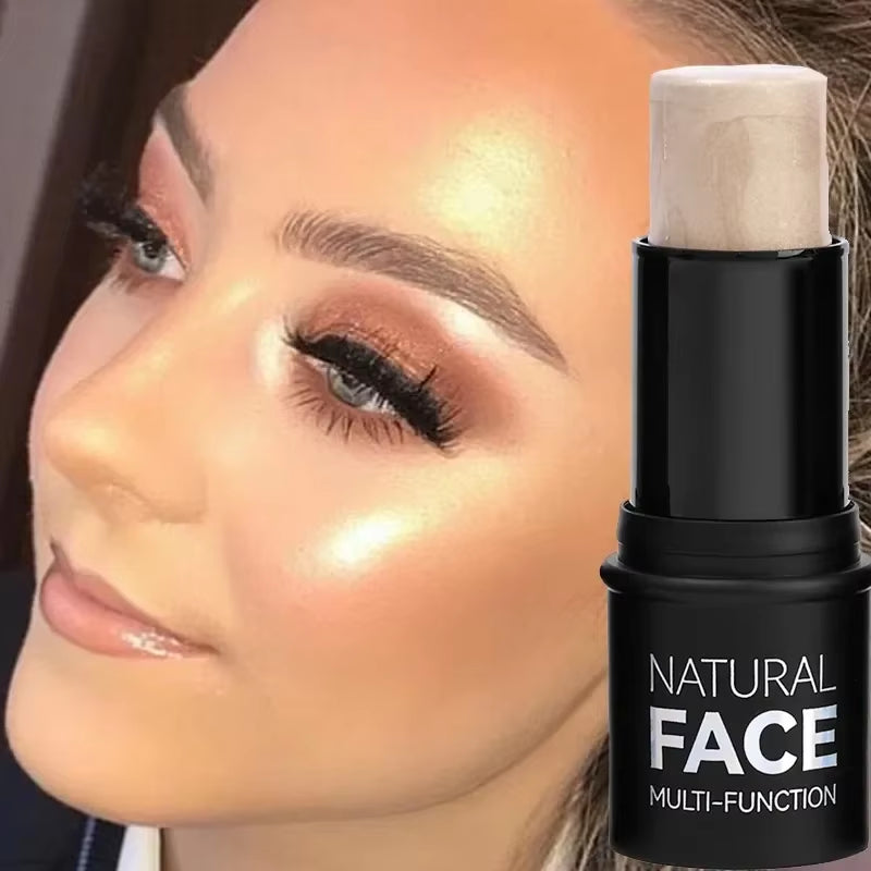 Waterproof Contouring Bronzer Highlighters Stick Glitter Silky Nose Shadow Blusher Corrector Illuminator Face Makeup Cosmetics