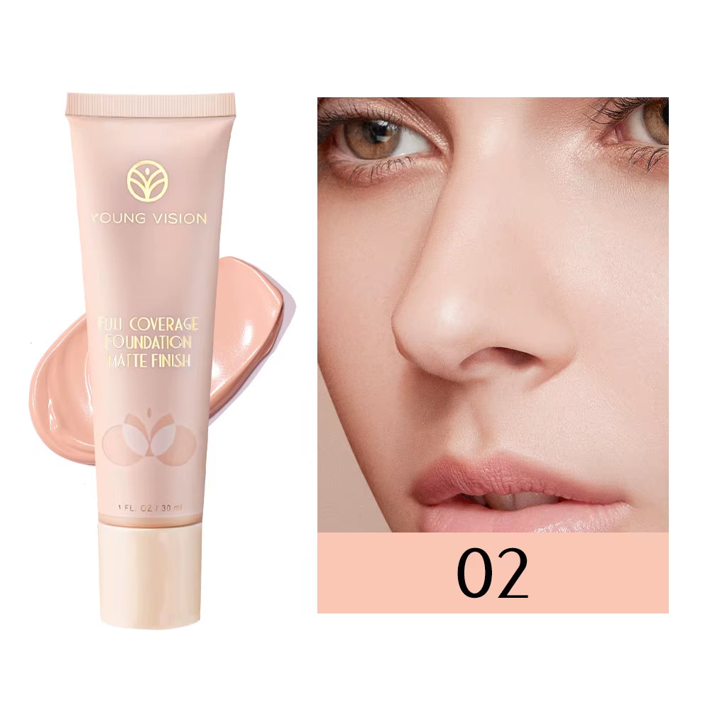 6-Color Optional Concealer BB Cream 30Ml Natural Facial Concealer Primer Liquid Foundation