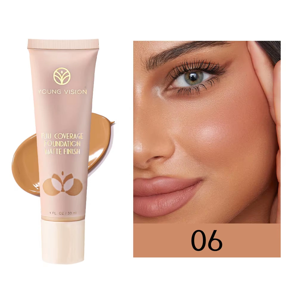 6-Color Optional Concealer BB Cream 30Ml Natural Facial Concealer Primer Liquid Foundation