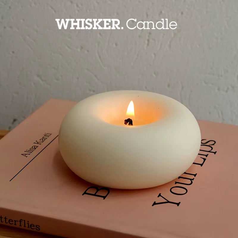 800G Donut Aromatherapy Candle, Essential Oil Aromatherapy Candle, Organic Candle, Handmade Long Burn, Gift Set