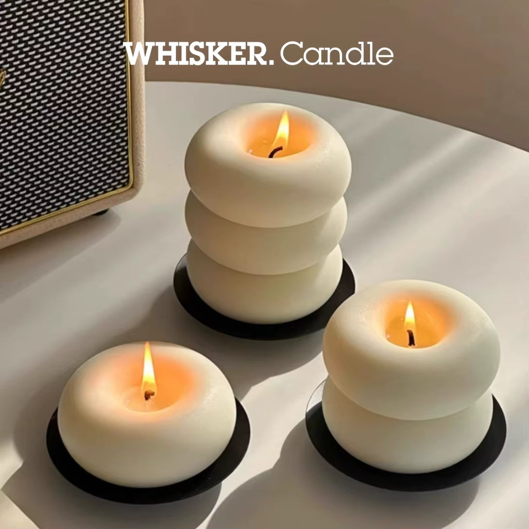 800G Donut Aromatherapy Candle, Essential Oil Aromatherapy Candle, Organic Candle, Handmade Long Burn, Gift Set