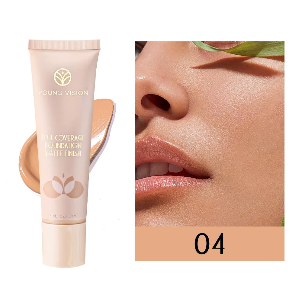 6-Color Optional Concealer BB Cream 30Ml Natural Facial Concealer Primer Liquid Foundation