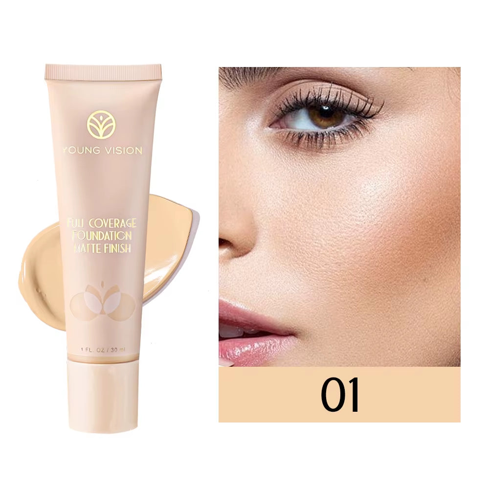 6-Color Optional Concealer BB Cream 30Ml Natural Facial Concealer Primer Liquid Foundation
