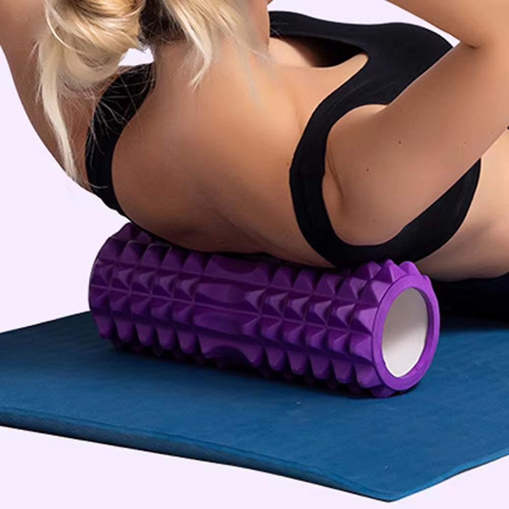 26cm Foam Roller for Yoga and Pilates - Therapeutic Back Massage and Home Fitness Equipment