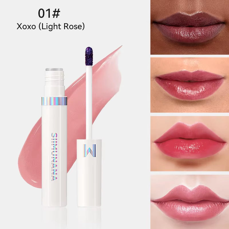 Long-Lasting Waterproof Lip Stain Tint - Korean Peel-Off Tattoo Lipsticks in Pink and Red Shades