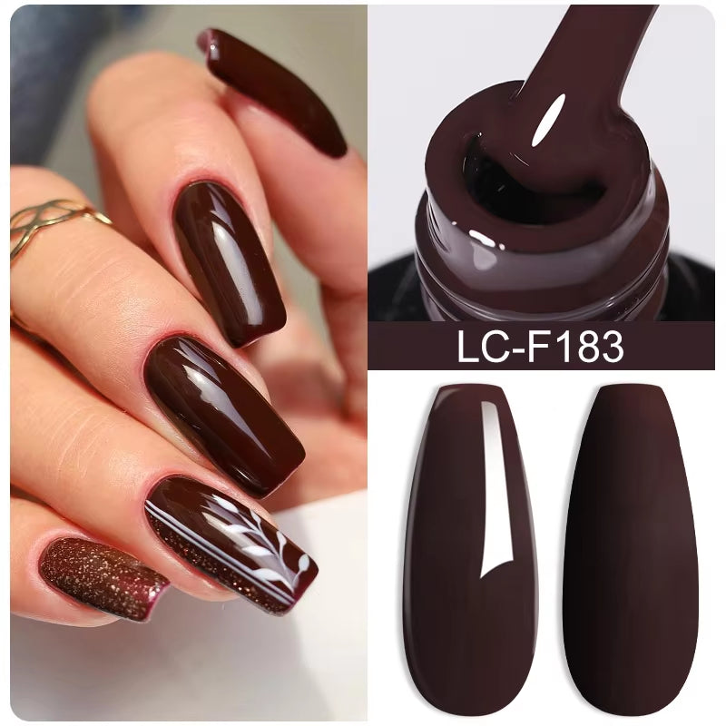 7ML Pink Glitter Nail Gel Polish Nude Natural Long Lasting Manicure Soak off UV LED Nail Art Base Top Coat Gel Varnish