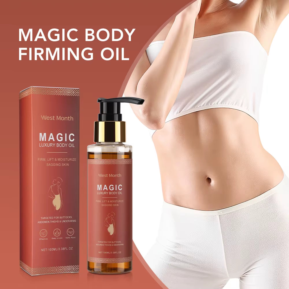 100ml Luxury Firming Body Oil for Deep Moisturization and Nourishment, Reducing Fine Lines and Sagging - Ideal for Massage Care