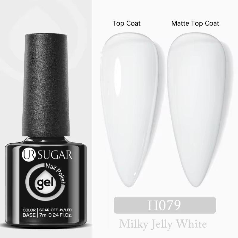 UR SUGAR 15Ml Extension Nail Gel Polish Nails Finger Form Clear Nude Pink Nail Art Camouflage Hard Gel Acrylic Nail Manicur