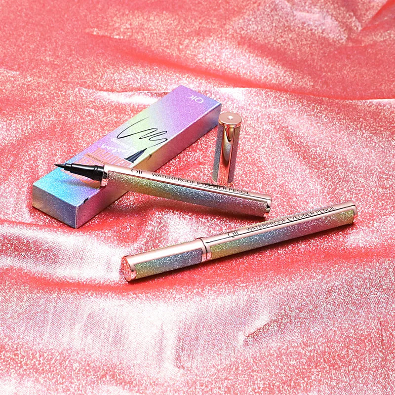 Starry Sky Waterproof Black Liquid Eyeliner Pen - Quick Drying Eye Makeup for Women